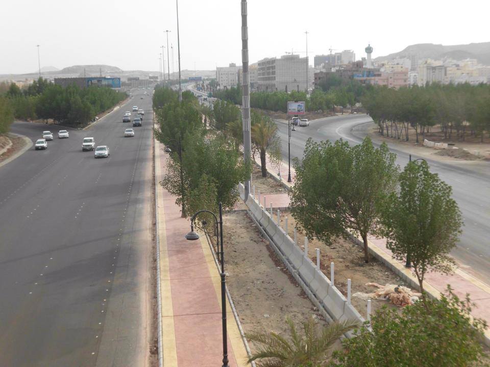 مشروع - مكة (طريق جدة) خرسانة مطبوعة Project - Mecca (Jeddah Road) Stamped Concrete 2013